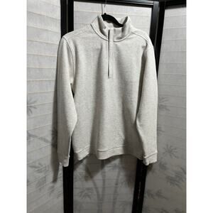 Walter Hagen Men's Clubhouse Midweight 1/4 Zip Golf Pullover Small Glacier Gray